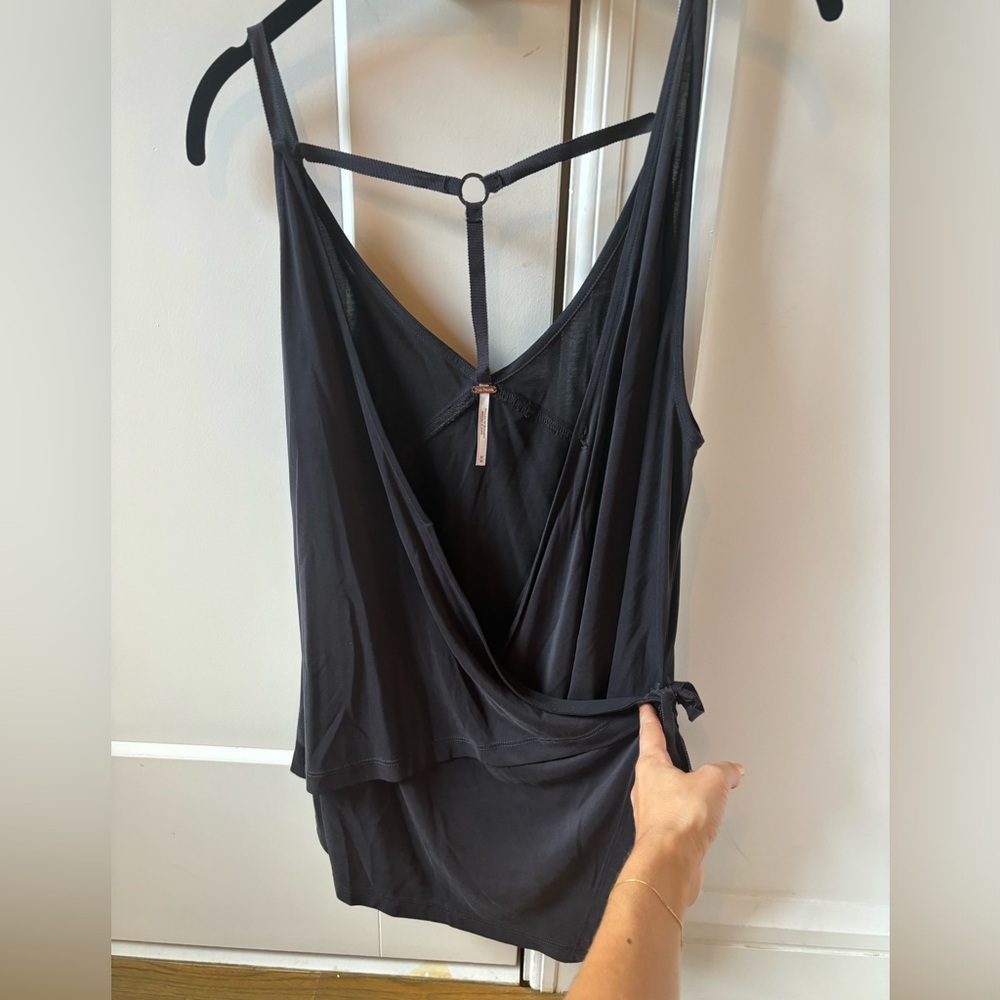 Free People - Wrap Grey Tank Top - M